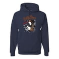 thumbnail image 1 of Wild Bobby, Biker Betty Boop Wild One MC Motorcycle Betty Boop Unisex Hoodie Sweatshirt, Navy, 3X-Large, 1 of 5