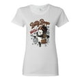 thumbnail image 1 of Wild Bobby Biker Betty Boop Wild One MC Motorcycle Betty Boop Womens T-Shirt, White, Large, 1 of 5