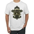 thumbnail image 1 of Wild Bobby, Biker Forever American Eagle Live To Ride Cars and Trucks Men's Graphic T-Shirt, White, 4XL, 1 of 3