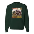 thumbnail image 1 of Wild Bobby, Biker Girl t I Do Ride Like A Girl, Cars and Trucks, Unisex Crewneck Graphic Sweatshirt, Forest Green, Large, 1 of 4