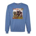 thumbnail image 1 of Wild Bobby, Biker Girl t I Do Ride Like A Girl, Cars and Trucks, Unisex Crewneck Graphic Sweatshirt, Vintage Heather Blue, Small, 1 of 4