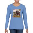 thumbnail image 1 of Wild Bobby, Biker Girl t I Do Ride Like A Girl, Cars and Trucks, Women Graphic Long Sleeve Tee, Light Blue, Large, 1 of 4