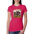 thumbnail image 1 of Wild Bobby, Biker Girl t I Do Ride Like A Girl, Cars and Trucks, Women Slim Fit Junior Tee, Raspberry, Medium, 1 of 4