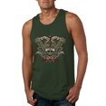 thumbnail image 1 of Wild Bobby, Biker Til I Die Live to Ride Motorcycle Cars and Trucks Mens Graphic Tank Top, Forest Green, Small, 1 of 3