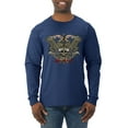 thumbnail image 1 of Wild Bobby, Biker Til I Die Live to Ride Motorcycle Cars and Trucks Mens Long Sleeve Shirt, Navy, X-Large, 1 of 3