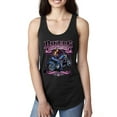 thumbnail image 1 of Wild Bobby, Bikers Against Breast Cancer Breast Cancer Awareness Women Racerback Tank Top, Black, Small, 1 of 7