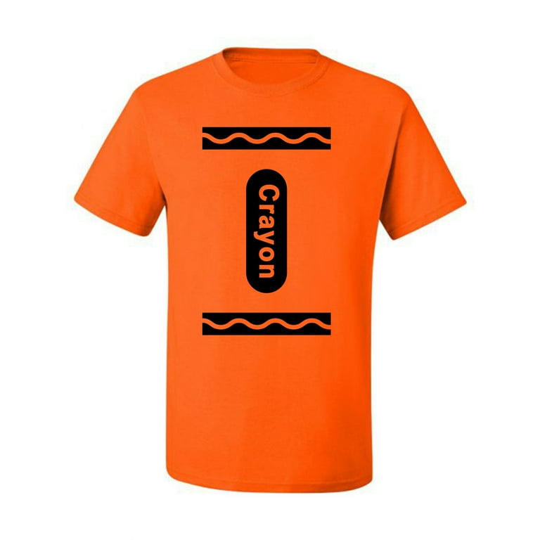 Orange Crayon Box Halloween Costume T-Shirt Orange Crayon Box Halloween Costume T-Shirt
