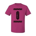 thumbnail image 1 of Wild Bobby Black Crayon Costume Men Tee, 1 of 6
