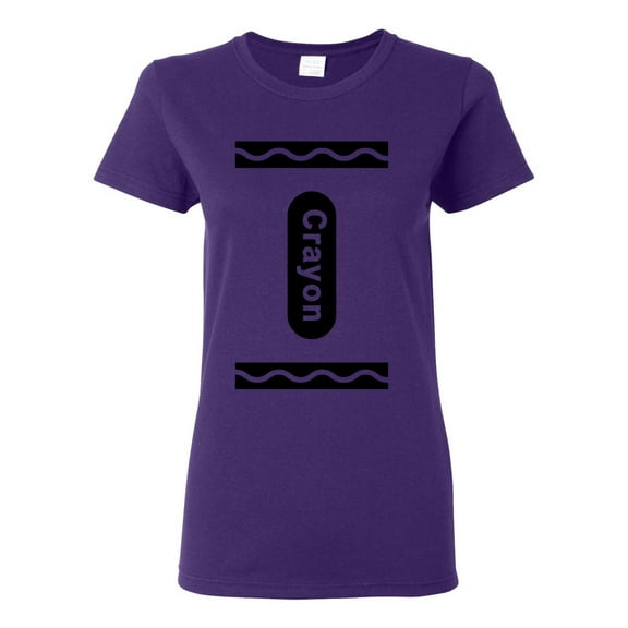 Wild Bobby Black Crayon Costume Women Graphic Tee