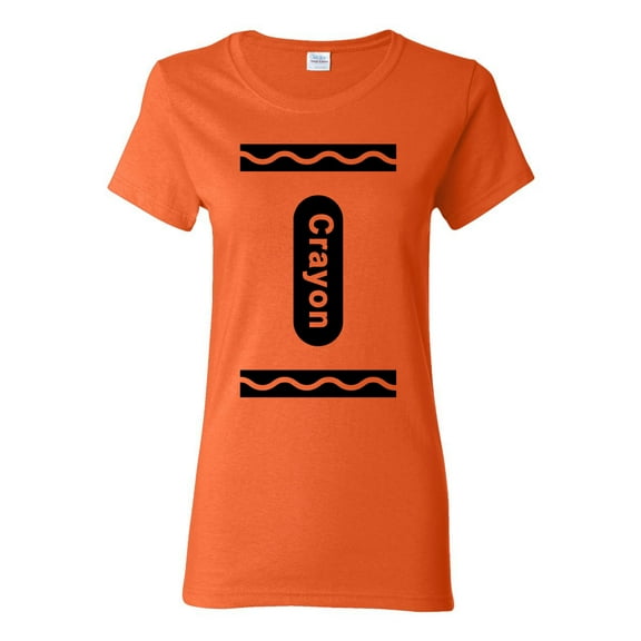 Wild Bobby Black Crayon Costume Women Graphic Tee