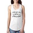 thumbnail image 1 of Wild Bobby, Black Señoritas Funny Cinco de Mayo Cinco De Mayo Ladies Racerback Tank Top, White, Medium, 1 of 5