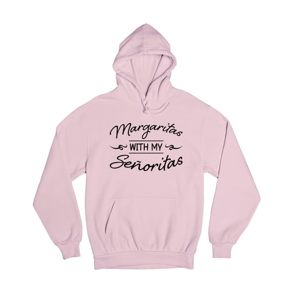 Wild Bobby, Black Señoritas Funny Cinco de Mayo Cinco De Mayo Unisex Hoodie Sweatshirt, Light Pink, XX-Large