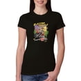 thumbnail image 1 of Wild Bobby Blazing Trails In The Blazing Heat Vintage Women Slim Fit Junior Tee, Black, Small, 1 of 1