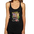 thumbnail image 1 of Wild Bobby Blazing Trails In The Blazing Heat Vintage Women Tri-Blend Racerback Tank Top, Vintage Black, Small, 1 of 1