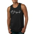 thumbnail image 1 of Wild Bobby, Blessed Inspirational Quote Heart Love, Inspirational/Christian, Men Graphic Tank Top, Black, Small, 1 of 3