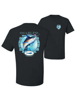  Beautiful Atlantic Blue Marlin Fish T-Shirt : Clothing, Shoes &  Jewelry