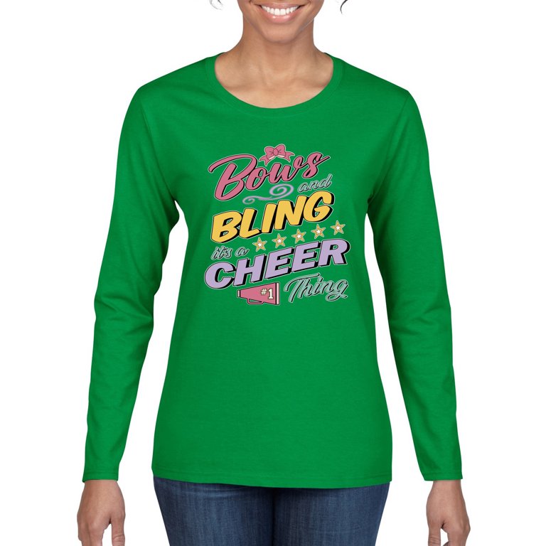 Wild Bobby Bows And Bling It's A Cheer Thing Girl Sports Women