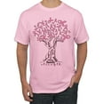 thumbnail image 1 of Wild Bobby Breast Cancer Awareness Pink Tree Words of Encouragement Breast Cancer Awareness Men Tee, Light Pink, Small, 1 of 6
