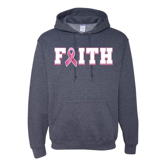 Wild Bobby Breast Cancer Survivor Nutrition Facts Pocket Breast Cancer Awareness Unisex Hoodie Sweatshirt, Vintage Heather Navy, XX-Large