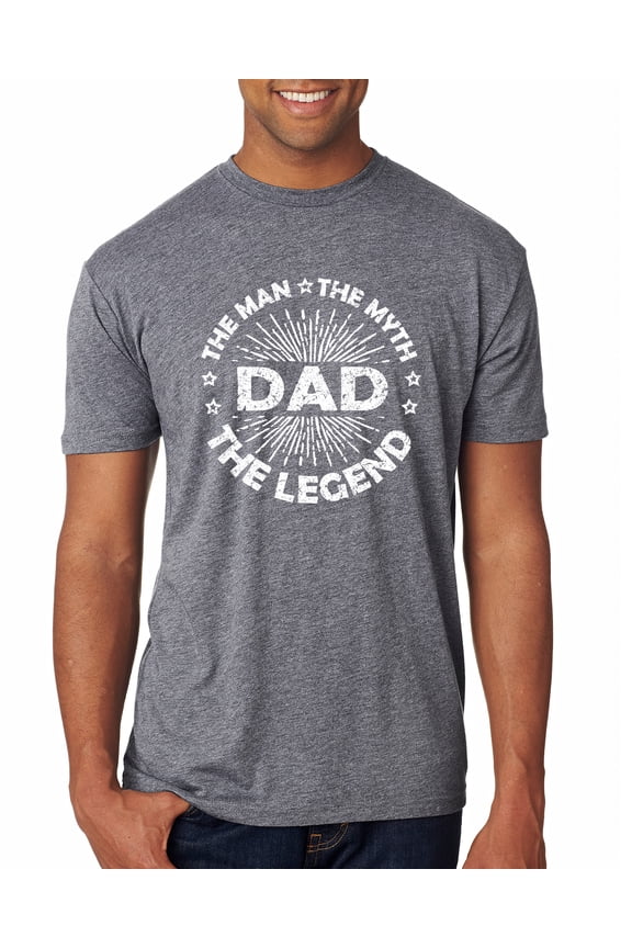, Brother Man Myth Legend Funny Dad, Father's Day, Men Premium Tri Blend Tee, Premium Heather, Medium