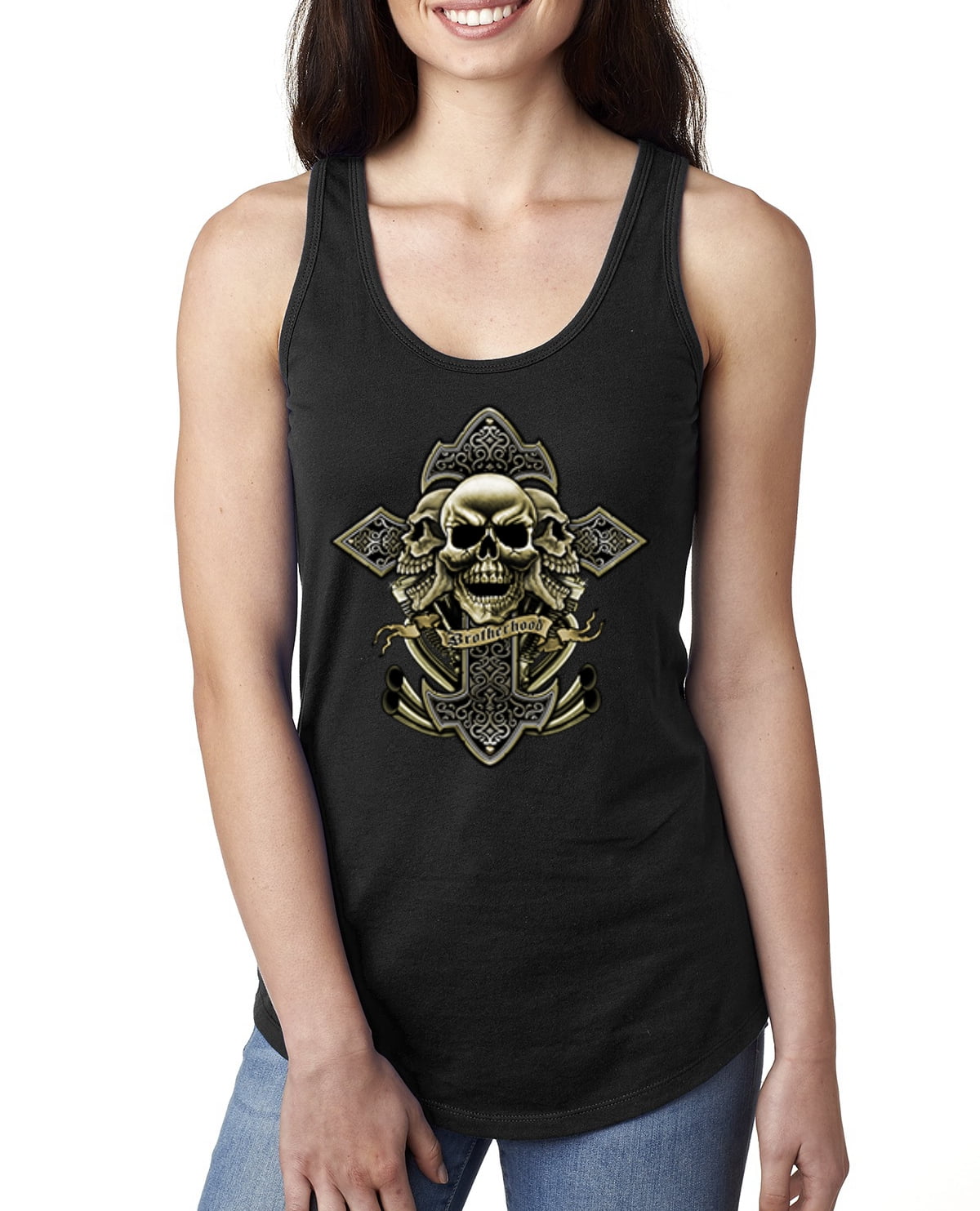Wild Bobby Brotherhood Biker Motorcycles Cross and Skull Pop