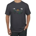 thumbnail image 1 of Wild Bobby Cactus Desert Sunset Nature Lover Men Tee, Charcoal, Small, 1 of 1
