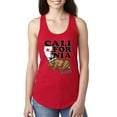thumbnail image 1 of Wild Bobby, California Republic Cali Bear Pop Culture Ladies Racerback Tank Top, Red, Medium, 1 of 3
