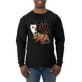 thumbnail image 1 of Wild Bobby, California Republic Cali Bear Pop Culture Mens Long Sleeve Shirt, Black, Small, 1 of 3