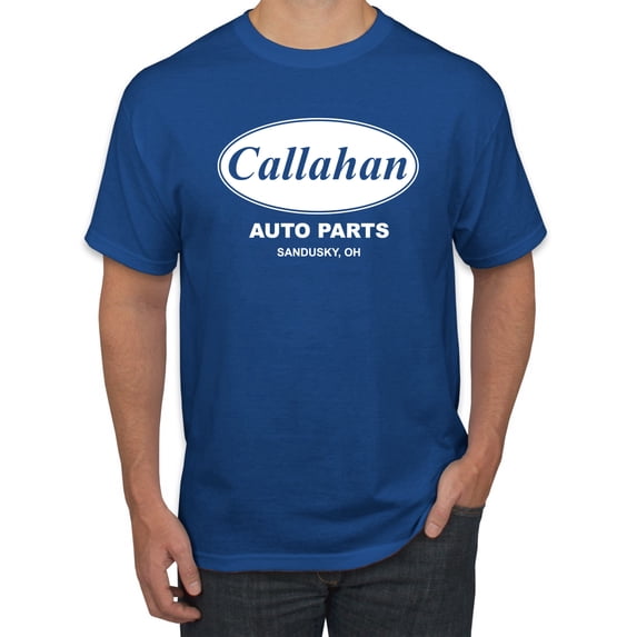 Wild Bobby, Callahan Auto Parts Sandusky Ohio Retro 90s Funny Tommy Boy, Pop Culture, Men Graphic Tee, Royal, Small