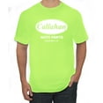 thumbnail image 1 of Wild Bobby, Callahan Auto Parts Sandusky Ohio Retro 90s Funny Tommy Boy, Pop Culture, Men Graphic Tee, Safety Green, 4X-Large, 1 of 4