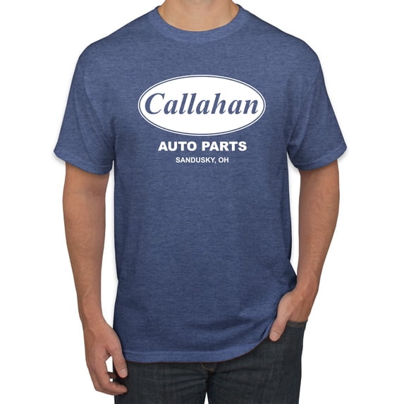 Wild Bobby, Callahan Auto Parts Sandusky Ohio Retro 90s Funny Tommy Boy, Pop Culture, Men Graphic Tee, Vintage Heather Blue, XX-Large