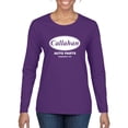 thumbnail image 1 of Wild Bobby, Callahan Auto Parts Sandusky Ohio Retro 90s Funny Tommy Boy, Pop Culture, Women Graphic Long Sleeve Tee, Purple, XX-Large, 1 of 4