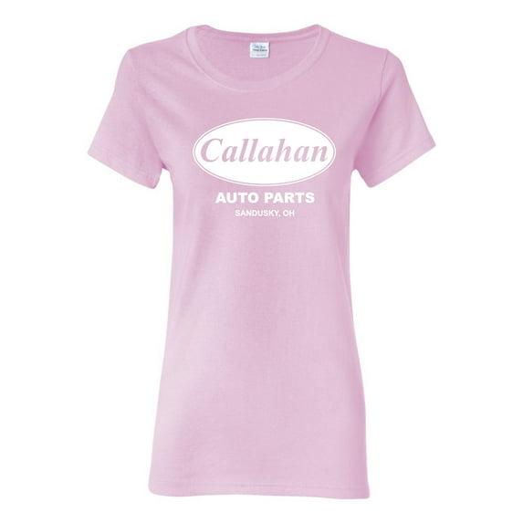 Wild Bobby, Callahan Auto Parts Sandusky Ohio Retro 90s Funny Tommy Boy, Pop Culture, Women Graphic Tee, Light Pink, 3X-Large