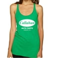 thumbnail image 1 of Wild Bobby, Callahan Auto Parts Sandusky Ohio Retro 90s Funny Tommy Boy, Pop Culture, Women Tri-Blend Racerback Tank Top, Envy, Small, 1 of 4
