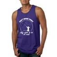 thumbnail image 1 of Wild Bobby, Can't Work Today My Arm Is In A Cast, Fishing, Men Graphic Tank Top, Purple, Small, 1 of 5
