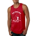 thumbnail image 1 of Wild Bobby, Can't Work Today My Arm Is In A Cast, Fishing, Men Graphic Tank Top, Red, X-Large, 1 of 5