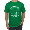 thumbnail image 1 of Wild Bobby, Can't Work Today My Arm Is In A Cast, Fishing, Men Graphic Tee, Kelly, Medium, 1 of 5