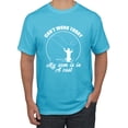 thumbnail image 1 of Wild Bobby, Can't Work Today My Arm Is In A Cast, Fishing, Men Graphic Tee, Light Turquoise, XX-Large, 1 of 5