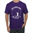 thumbnail image 1 of Wild Bobby, Can't Work Today My Arm Is In A Cast, Fishing, Men Graphic Tee, Purple, Medium, 1 of 5