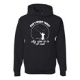 thumbnail image 1 of Wild Bobby, Can't Work Today My Arm Is In A Cast, Fishing, Unisex Graphic Hoodie Sweatshirt, Black, Small, 1 of 5