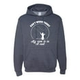 thumbnail image 1 of Wild Bobby, Can't Work Today My Arm Is In A Cast, Fishing, Unisex Graphic Hoodie Sweatshirt, Vintage Heather Navy, Small, 1 of 5