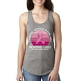 thumbnail image 1 of Wild Bobby Cancer Messed With the Wrong Girl Breast Cancer Awareness Women Racerback Tank Top, Heather Grey, Medium, 1 of 6