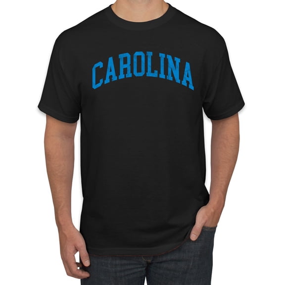 Wild Bobby Carolina CAR American Football Cities | Classic Varsity College Style Fantasy Fan, Trendy Team Streetwear Sports Men's T-Shirt