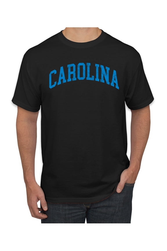Carolina CAR American Football Cities | Classic Varsity College Style Fantasy Fan, Trendy Team Streetwear Sports Men's T-Shirt