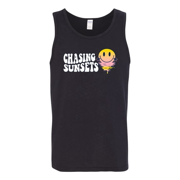 Wild Bobby Chasing Sunsets Streetwear Men Tank Top
