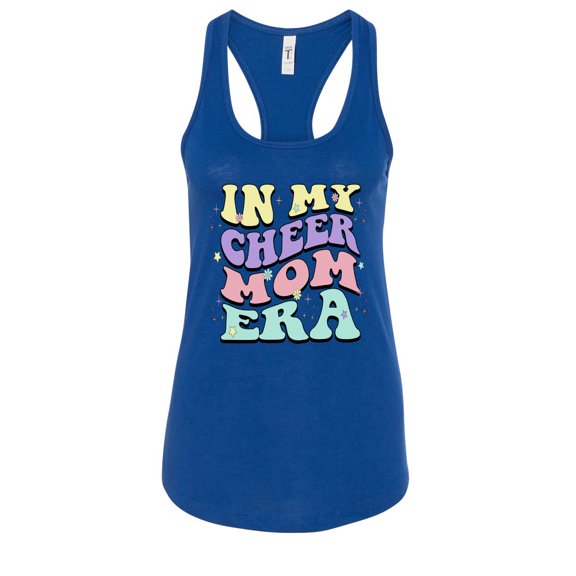Wild Bobby Cheer Mom Era Women Racerback Tank Top