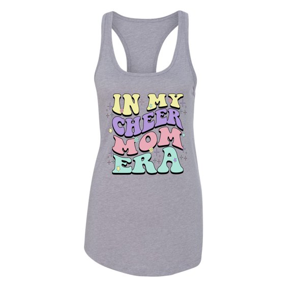 Wild Bobby Cheer Mom Era Women Racerback Tank Top