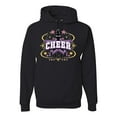 thumbnail image 1 of Wild Bobby Cheerleading All Stars Girl Sports Unisex Graphic Hoodie Sweatshirt, Black, Small, 1 of 5