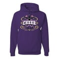thumbnail image 1 of Wild Bobby Cheerleading All Stars Girl Sports Unisex Graphic Hoodie Sweatshirt, Purple, XX-Large, 1 of 5