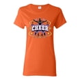 thumbnail image 1 of Wild Bobby Cheerleading All Stars Girl Sports Women Graphic Tee, Orange, Large, 1 of 5